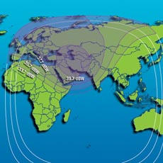 Intelsat 704 C-band Spot Beams